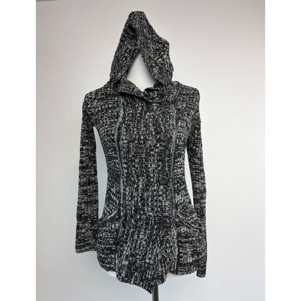 Effeci Hooded Knit Cardigan Sweater S Bella Swan 2010s Style Indie Preppy Y2K